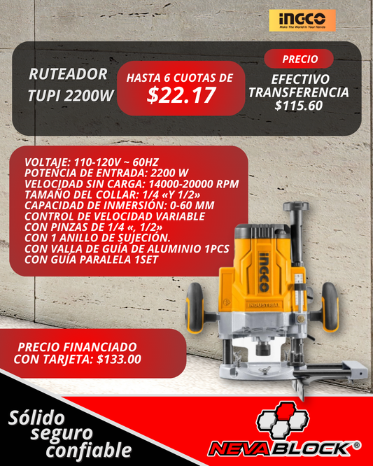 RUTEADOR TUPI 2200W